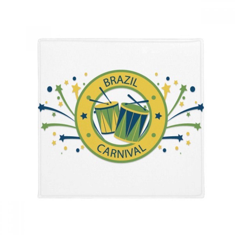 Tapis pour animal Brésil Carnaval antidérapant multicolore 50x50cm pour salon et cuisine