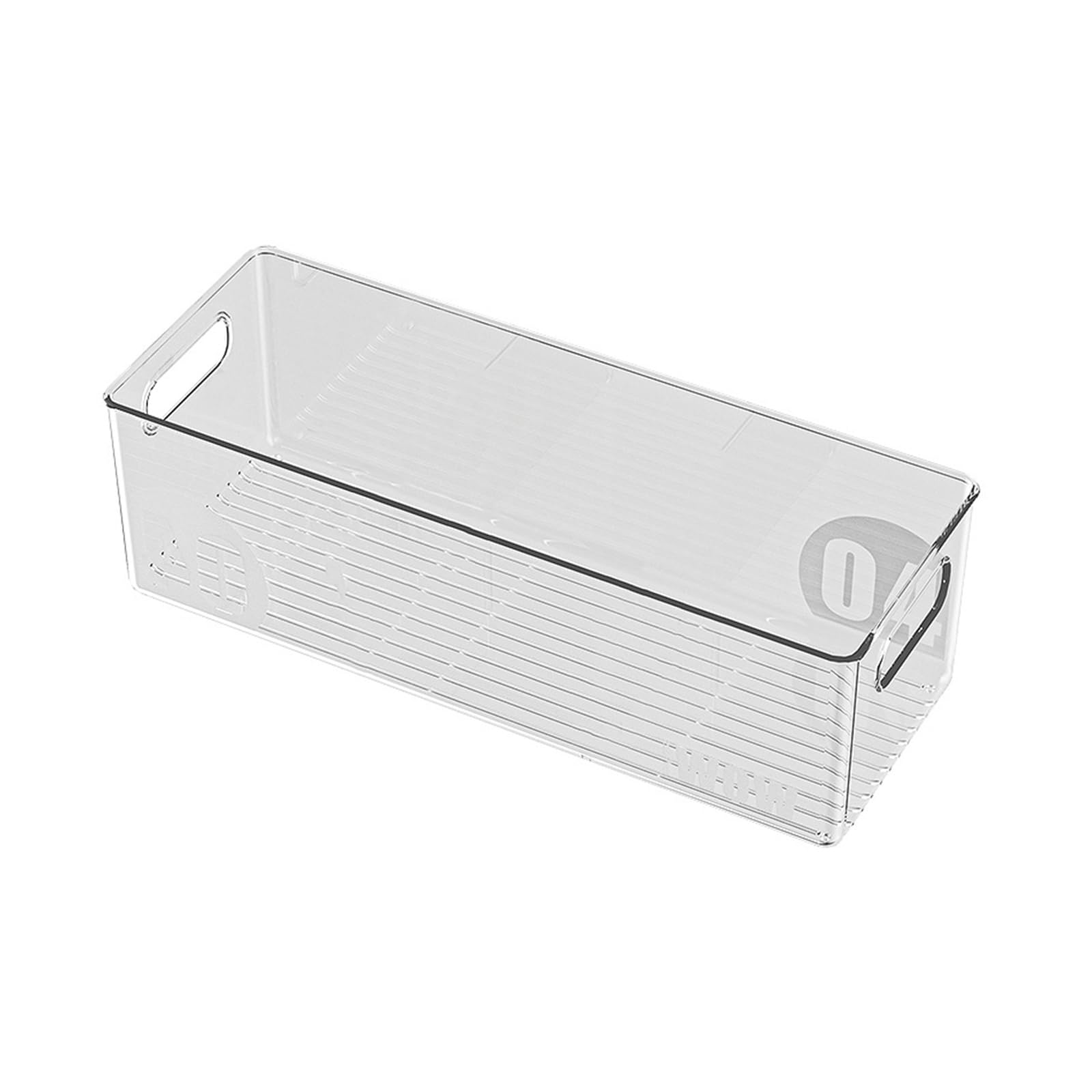 TFAOYS Refrigerator Food Container Transparency Stackable Fridge Storage Bin Kitchen Solution for Small Spaces Freezer Safe Container