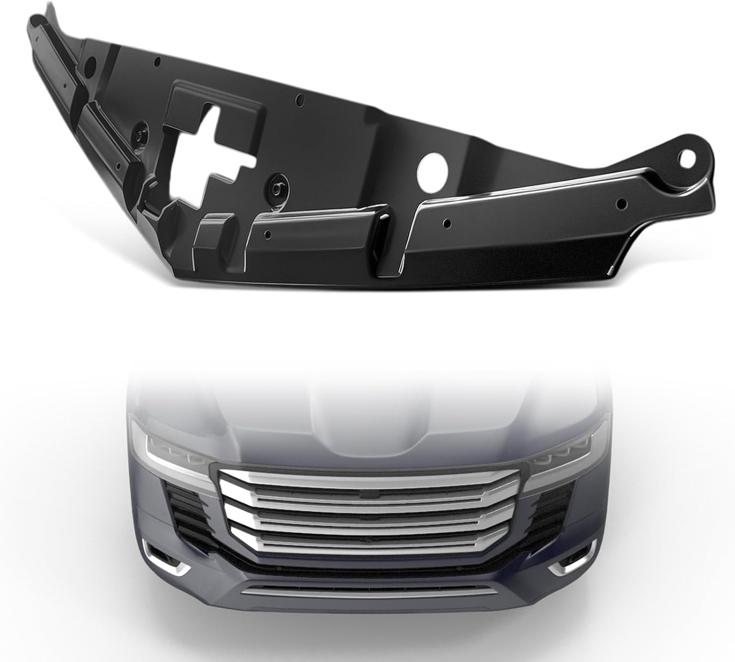 YHTAUTO Front Upper Radiator Support Fit for Chevrolet Camaro 2010-2015, Radiator Core Support Assembly Steel