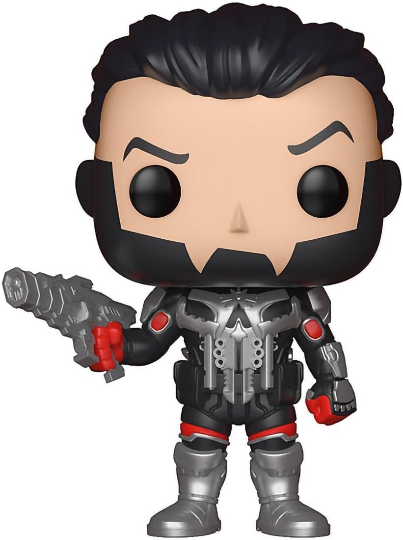 Funko Punisher 2099 (Walgreens Exclusive): Marvel - Contest of Champions x POP! Marvel Vinyl Figure + 1 Official Marvel Trading Card Bundle [#303 / 31626]