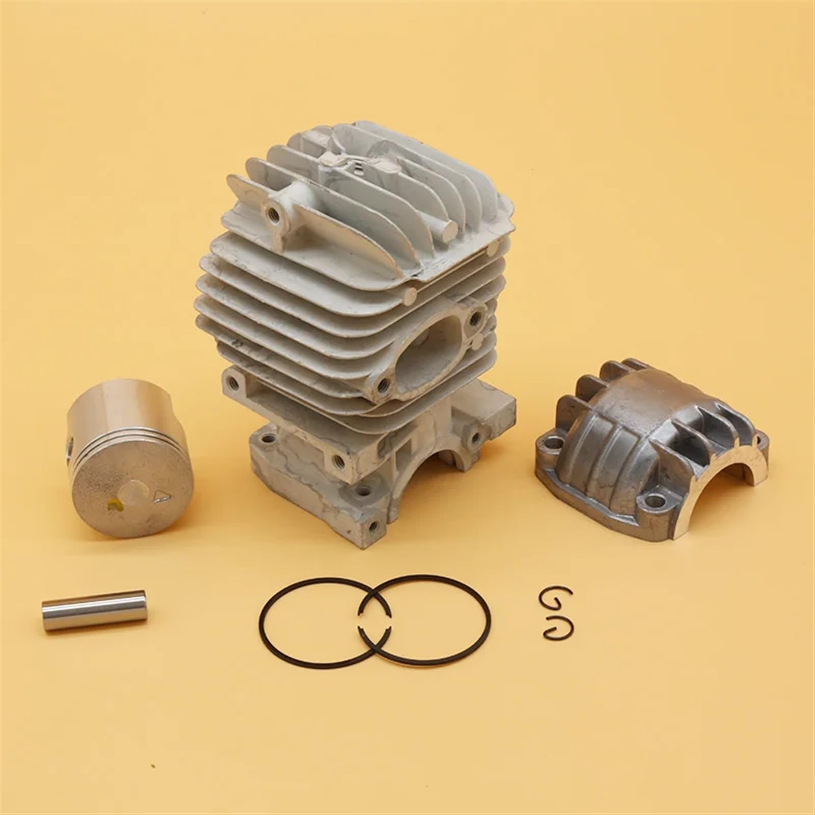 Zestaw tłoka cylindra 34 mm w stylu chińskim 2500 25CC do piły łańcuchowej ogrodowej Części zamienne do narzędzi Części do narzędzi ogrodowych