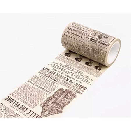 Amazon ヴィンテージ和紙ロールテープ 英字新聞 80mm幅 8m長 手帳 シール 装飾 ステッカー マスキングテープ バレットジャーナル スクラップブック バレットジャーナルに 80mm マスキングテープ 文房具 オフィス用品 Amazon ヴィンテージ和紙ロールテープ 英字新聞 80mm幅 8m長 手帳 シール 装飾 ステッカー マスキングテープ バレットジャーナル スクラップブック バレットジャーナルに 80mm マスキングテープ 文房具 オフィス用品