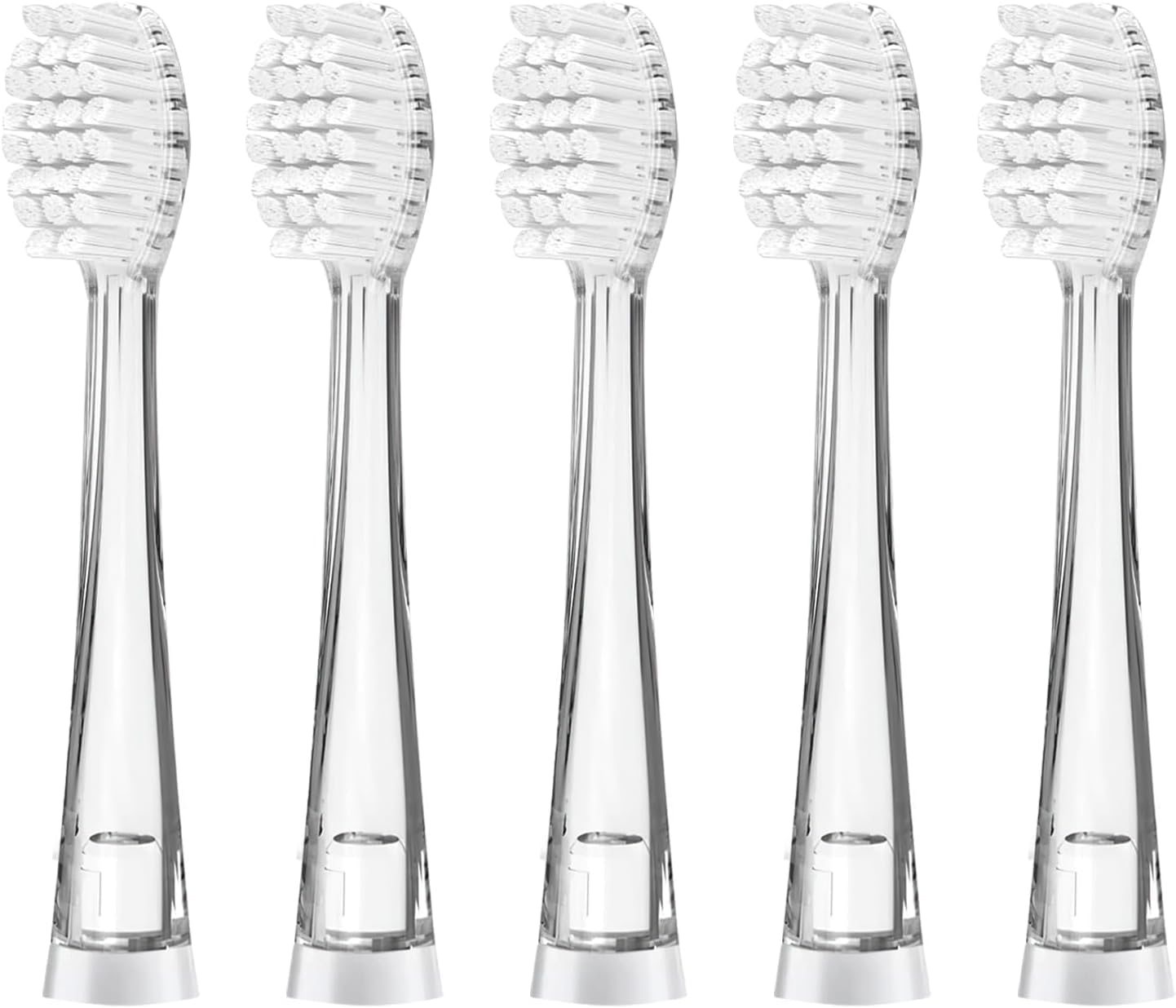 Teeteck 5 Pack Kids Toothbrush Replacement Heads Compatible with SEAGO SG513/SG977/SGEK6, DadaTech DT-K6/DT-BB1/DT-977, Brush-Baby WildOnes(Ages