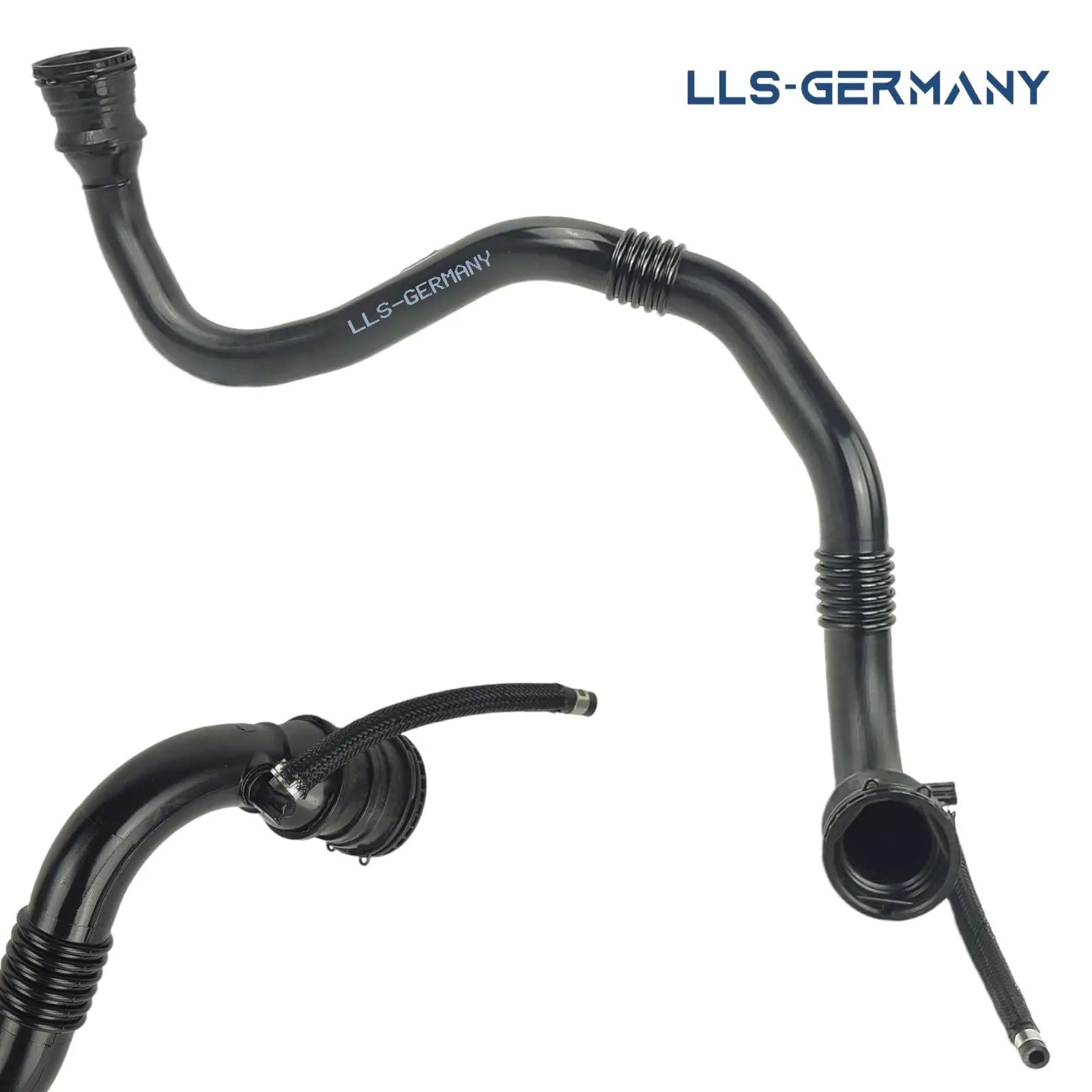 LLS-GERMANY Tuyau turbo compatible avec Dacia Duster, 1.5 dCi, 1.5 dCi 4x4, 86 ch, 90 ch, 107 ch, 109 ch, 110 ch, 144607625R