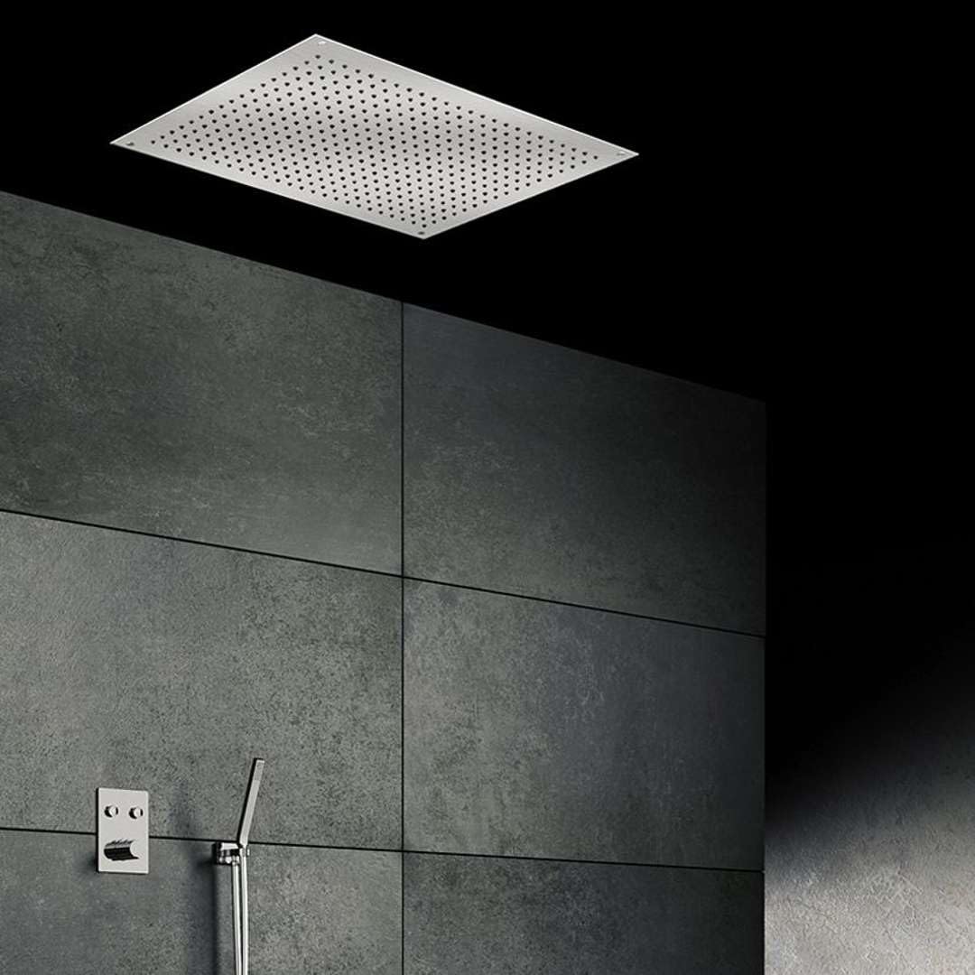 Steinberg Relax Rain ducha mural, montaje empotrado en el techo, Easy-Clean, 750x550mm, 39067, Color: Chrome