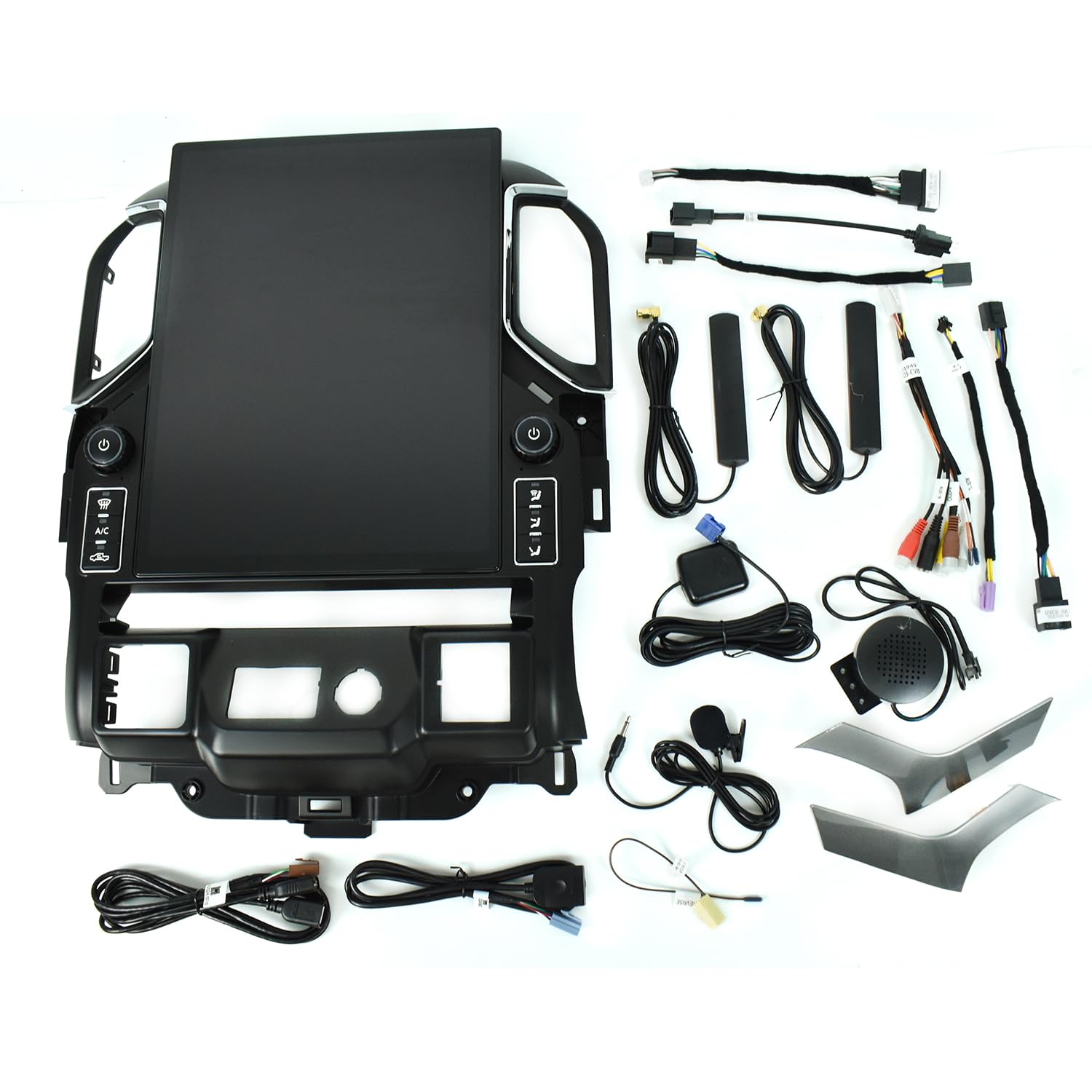 15.6 Inch Touch Screen Android Car Radio for GMC Sierra Chevrolet Silverado 2019 2020 2021 2022 2023 Head Unit Wirless Carplay GPS Navigation Screen Upgrade Multimedia Player Android Auto