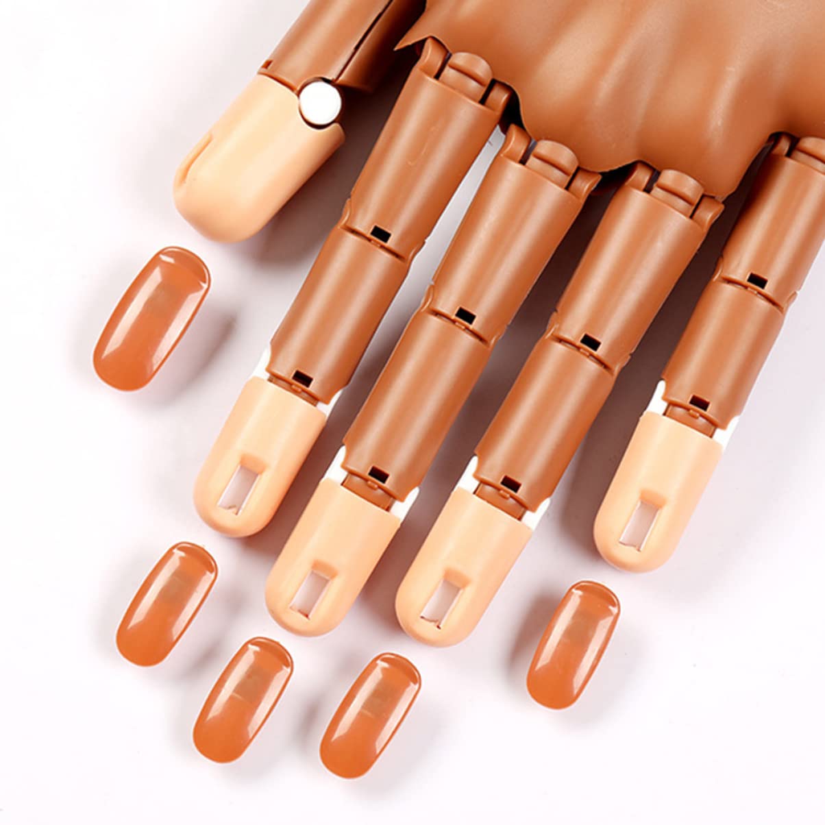 900pezzi Manicure Training Fake Nails Nail Art Practice Tips for Beginners and Professionals Lightweight for Art