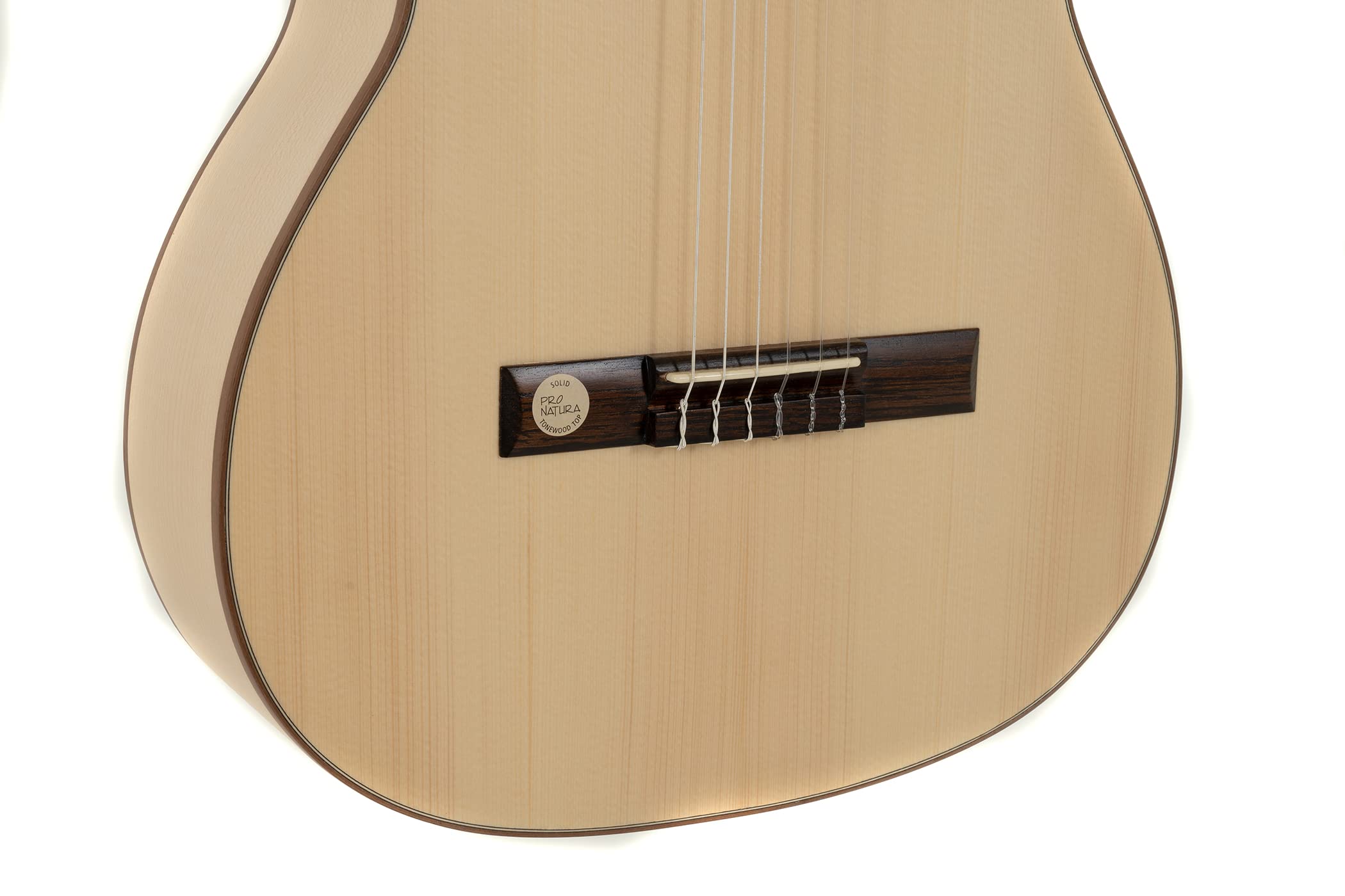 GEWA chitarra classica elettro-acustica Pro Natura Silver Samba - con cutaway - tavola armonica in abete massello - fondo/fasce in acero - pickup Fishman - colore naturale