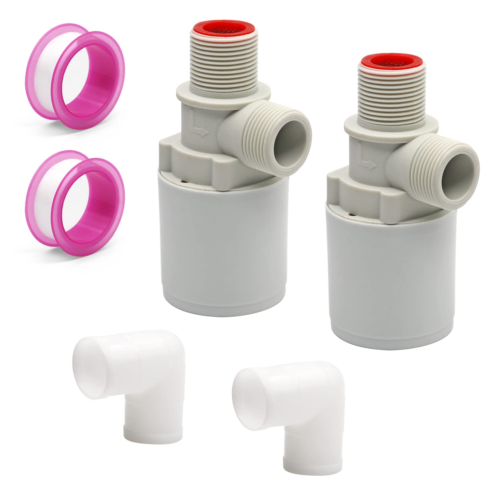 Buy 2 Packs Automatic Float Valve Upgraded Water Level Control Valve