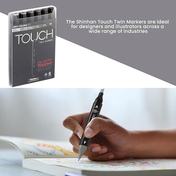 Shinhan Touch Liner .1mm Assorted Set of 7 (4105007)