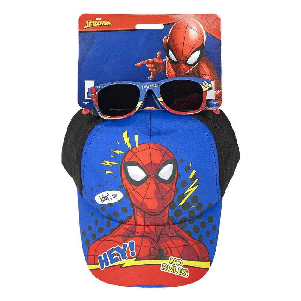 CERDÁ LIFE'S LITTLE MOMENTS Gorra y Gafas de Sol Spiderman Licencia Oficial Marvel Talla Especialmente diseñadas para una adaptación Perfecta
