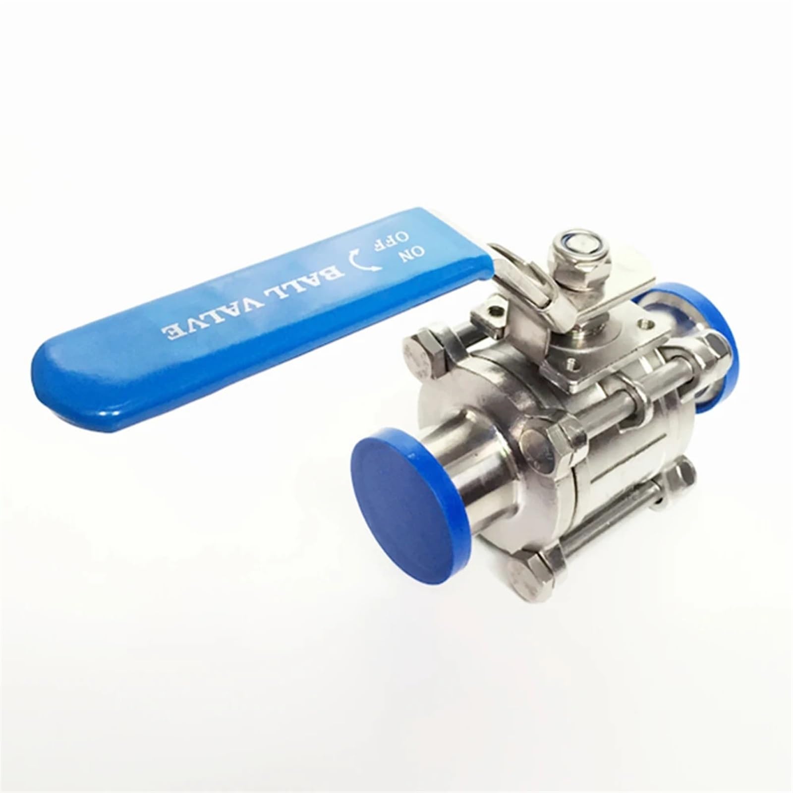 Vanne à boisseau sphérique 3 voies 25mm anti-corrosion en acier SUS316L pour tube