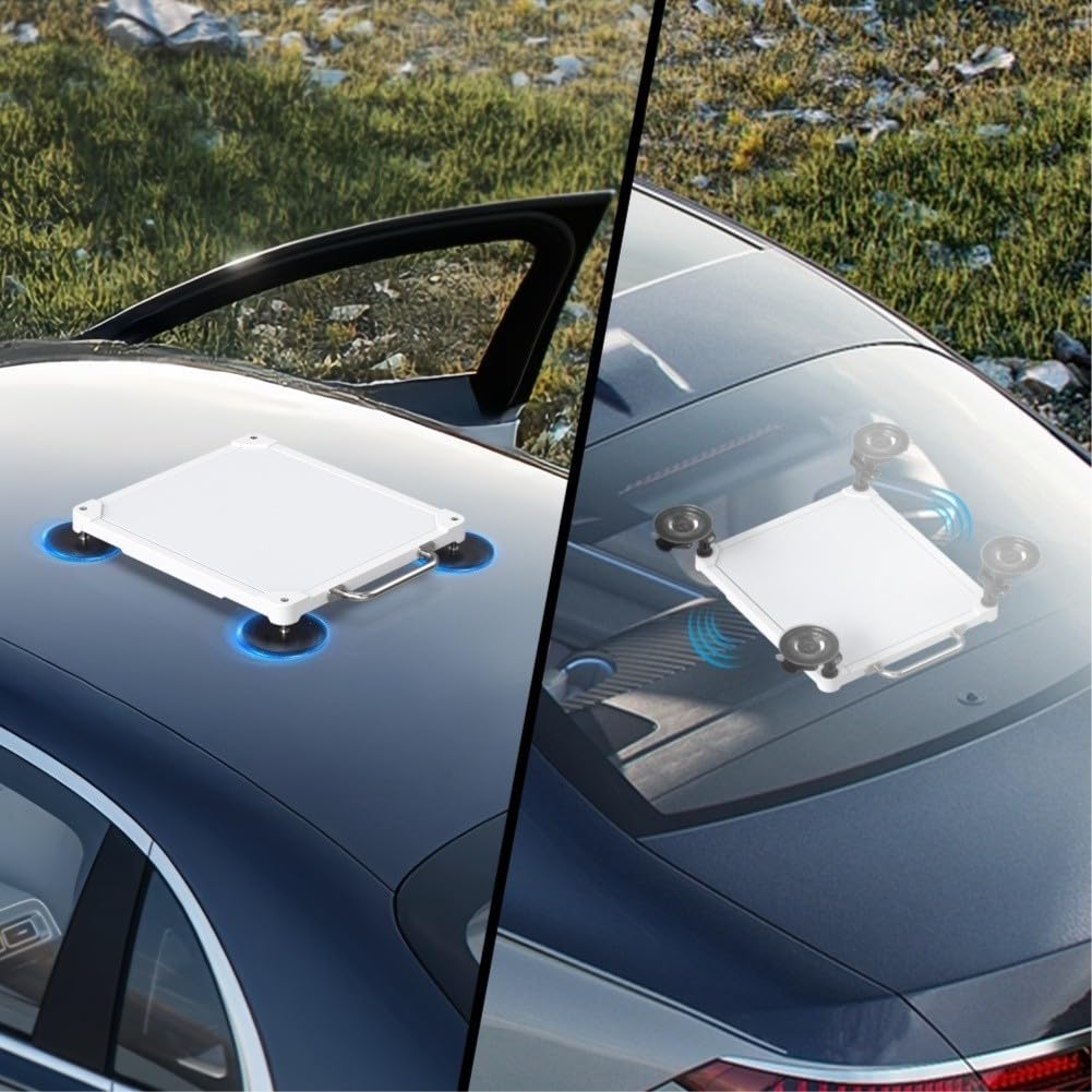 Kit di montaggio magnetico per Starlink, 2 in 1 ABS+PC, design di aspirazione con installazione senza attrezzi, per veicoli e uso marittimo