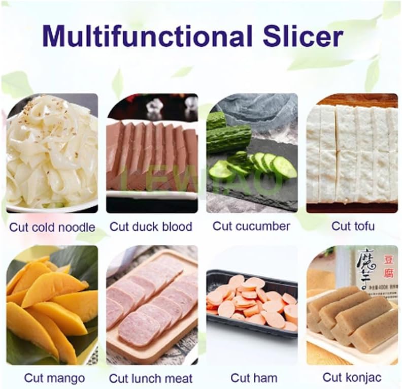 Manual Slicer Slicing Hand Pressure Thickened Stainless Steel Double-blade Sharp Cooked Food Slicer Cutter Food Processor (41-15CM)