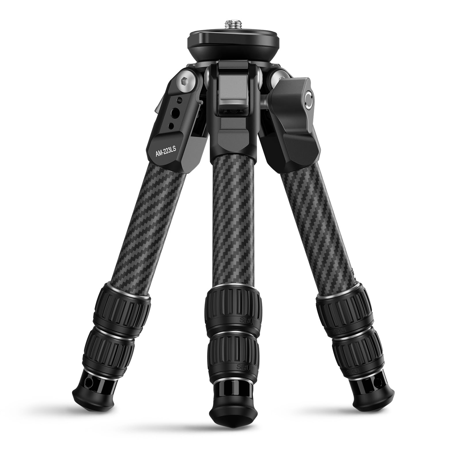SIRUI Carbon Fiber Mini Tripod with Bowl Base 33lbs Max Load Ultra-Lightweight 1 63lbs 8 82in Folded 360