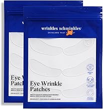 Wrinkles Schminkles Under Eye Wrinkle Patches | Smooth Eye Wrinkles, Crows Feet & Dark Circles Overnight | 6 Pairs Reusable Medical Grade Silicone Patches