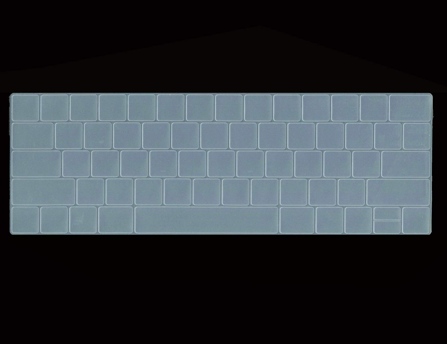 Saco Chiclet Keyboard Skin for Apple MacBook Pro 13 MacBook Pro 15 with Multi-Touch Bar and Retina Laptops (Transparent) (B01MU6X632) Amazon Price History, Amazon Price Tracker