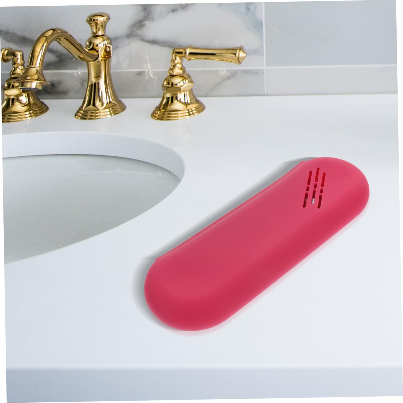 Cabilock 4 Pezzi Borsa da Viaggio per Trucco Silicone Organizer Compatto per Spazzole e Cosmetici per Viaggi e Speciali