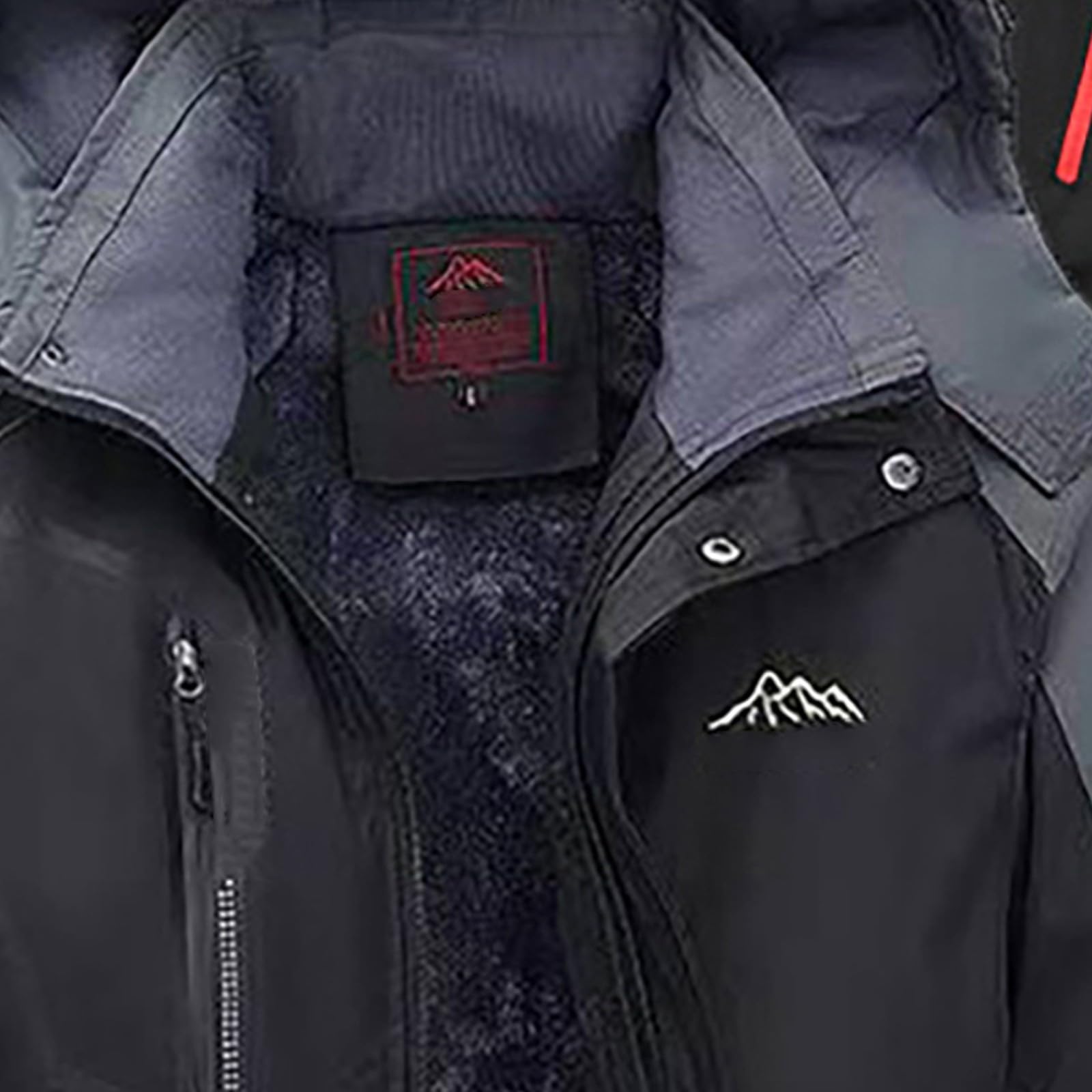 Conjunto de chaqueta y pantalones de esquí para hombre, impermeable, traje de esquí para hombre, resistente al viento, a prueba de nieve, traje de nieve térmico grueso, softshell, traje de esquí con