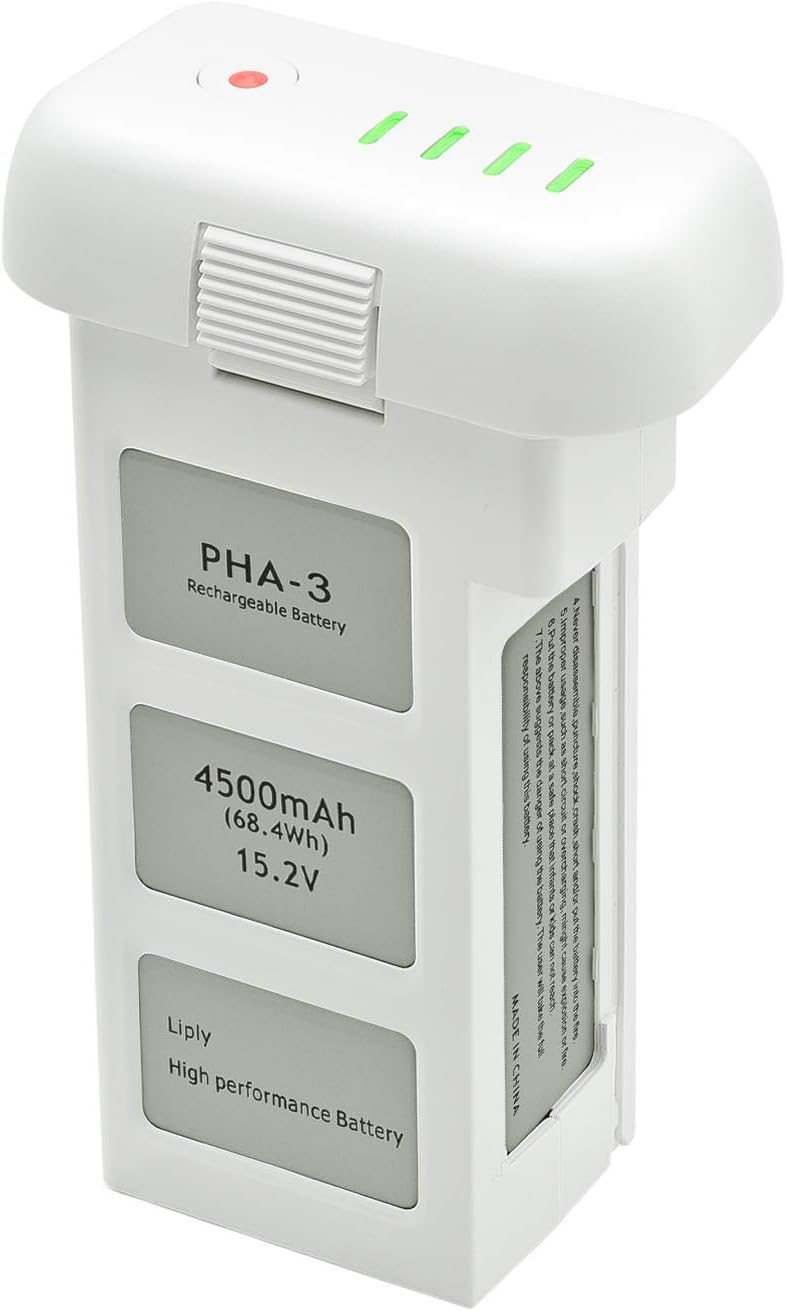 New ExpertPower 15.2 V 4500mAh Replacement battery for DJI Phantom 3 Drones, DJI Phantom 3 SE, DJI Phantom 3 Professional, DJI Phantom 3 Advanced, DJI Phantom 3 Standard, DJI Phantom 3 4K Drones