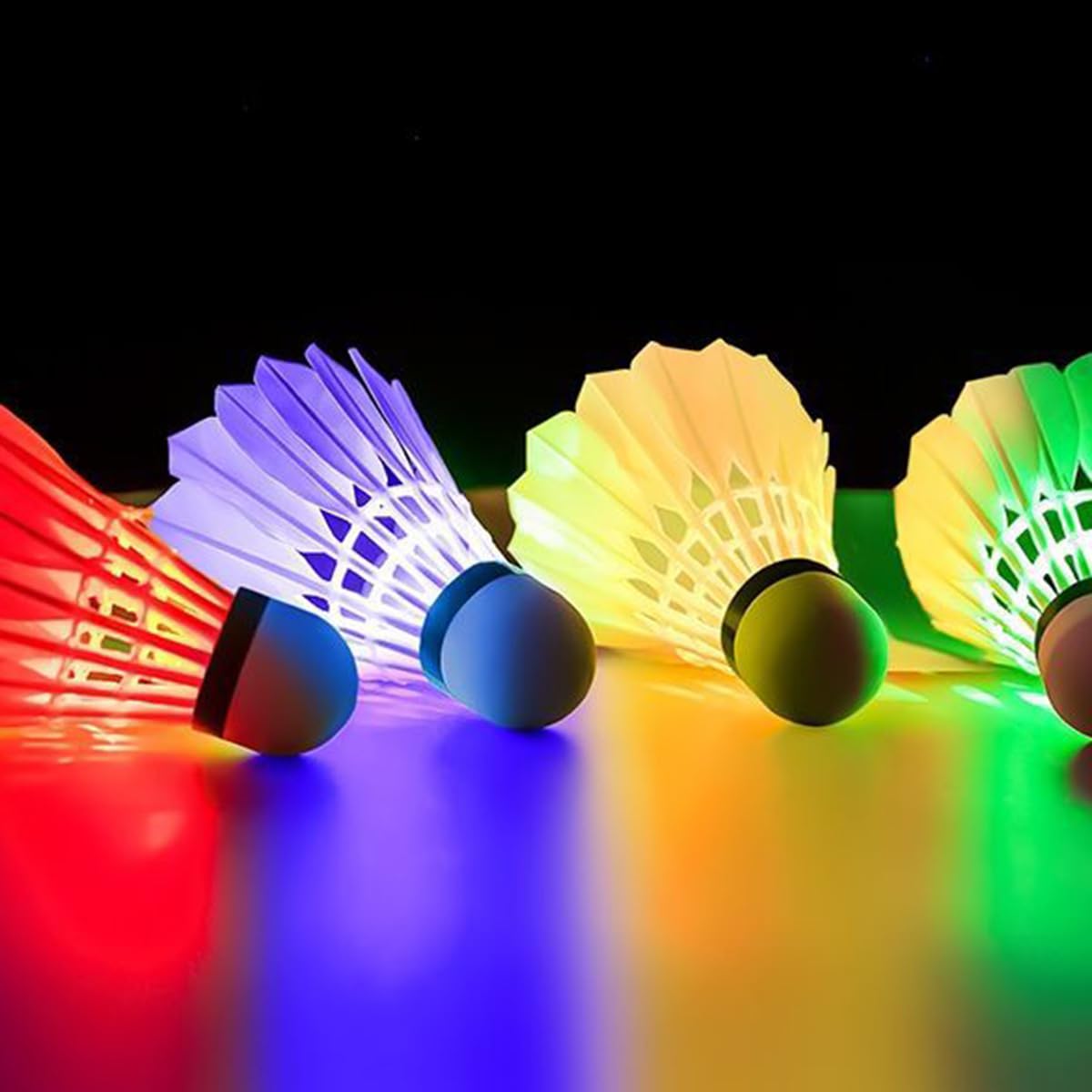 Amazon | karonpeln LEDバドミントン 光るシャトル 夜間訓練