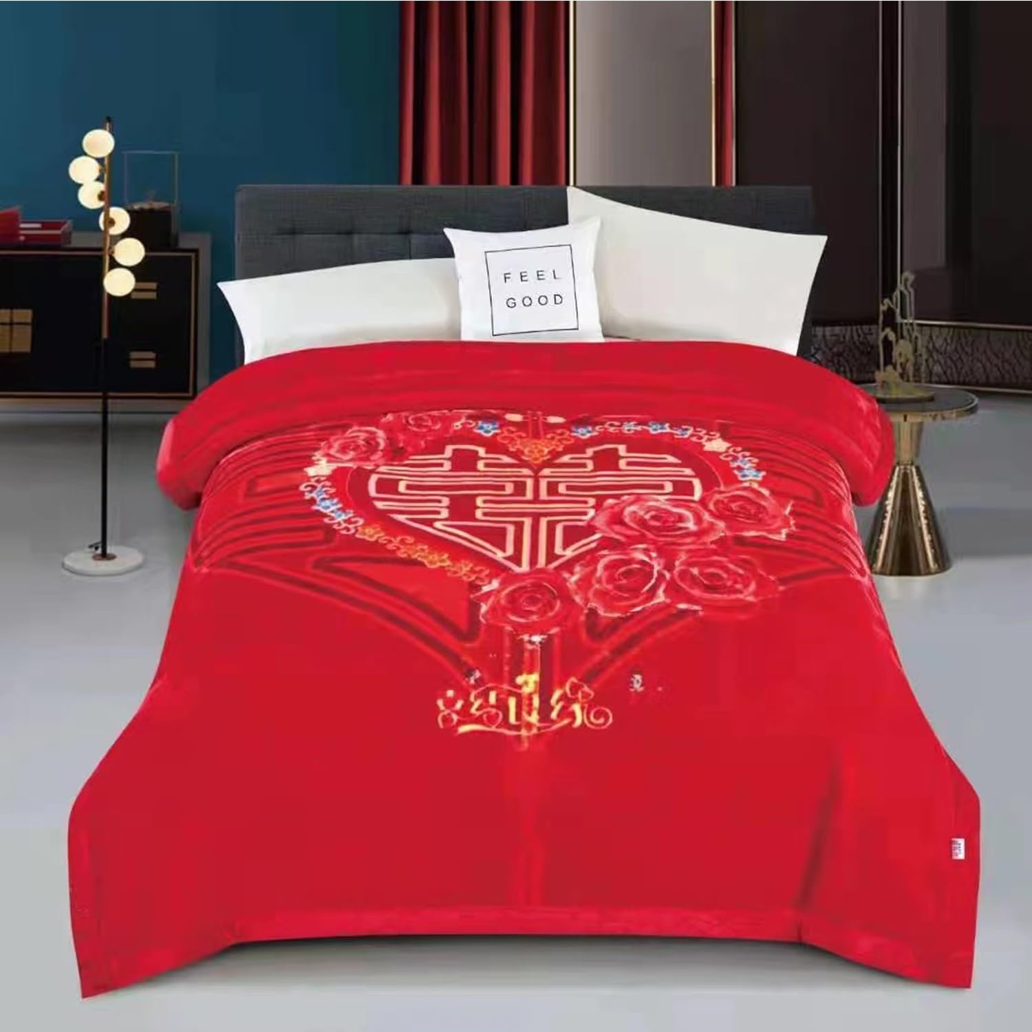Couverture pondérée peluche plaid polaire grand lit chaud réversible