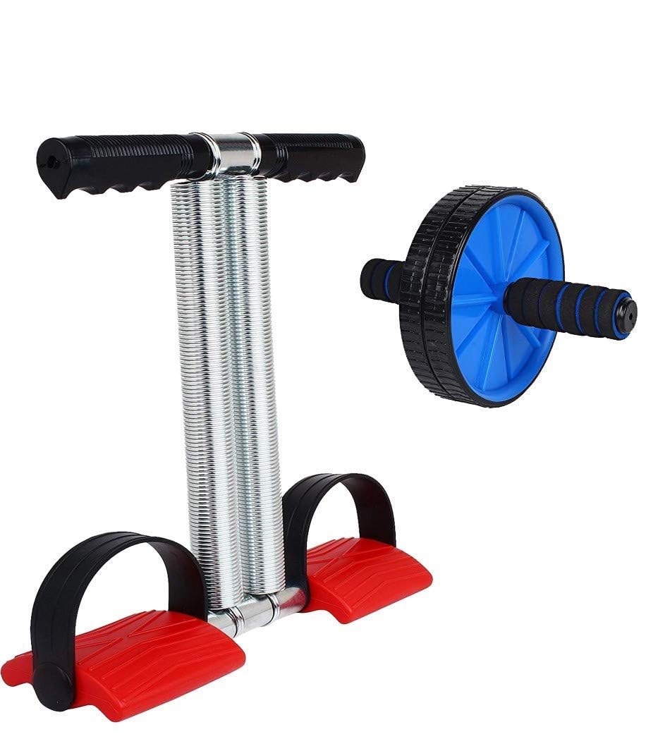 Quick fit Tummy Trimmer with Ab Wheel Roller Core Abdominal Workout for Weight Loss Body Toner Exerciser for Men and Women Quick fit Tummy Trimmer with Ab Wheel Roller Core Abdominal Workout for Weight Loss Body Toner Exerciser for Men and Women