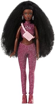 Naturalistas Liya 3 Fashion Doll with Sunday Brunch Fashion Pack, 11.5 Inch Articulated Doll with Authentic Textured Hair, Poseable Collectible Doll for Kids Ages 3+