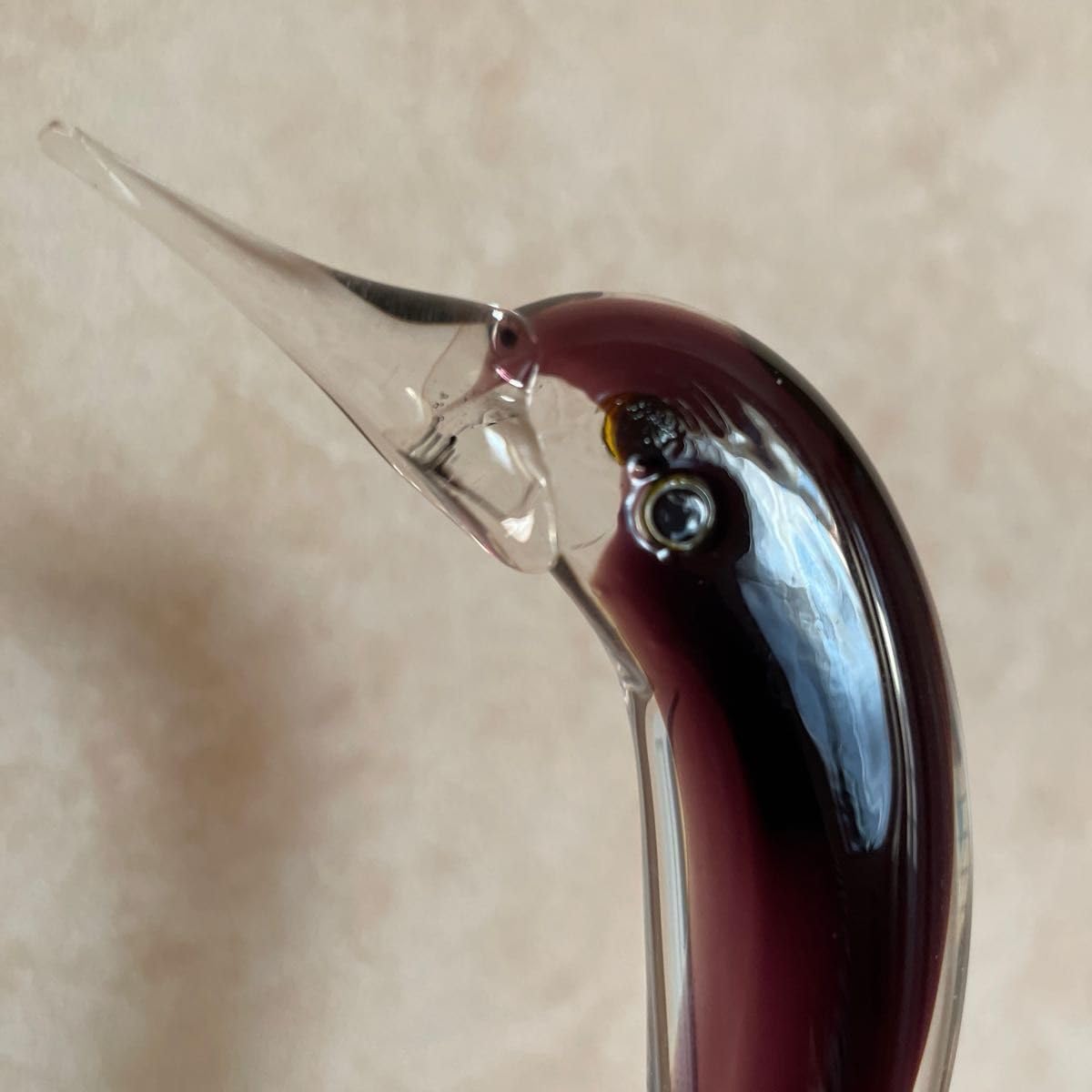 Amazon.co.jp: Multi Glass マルティグラス ガラス 鶴 置物 オブジェ 