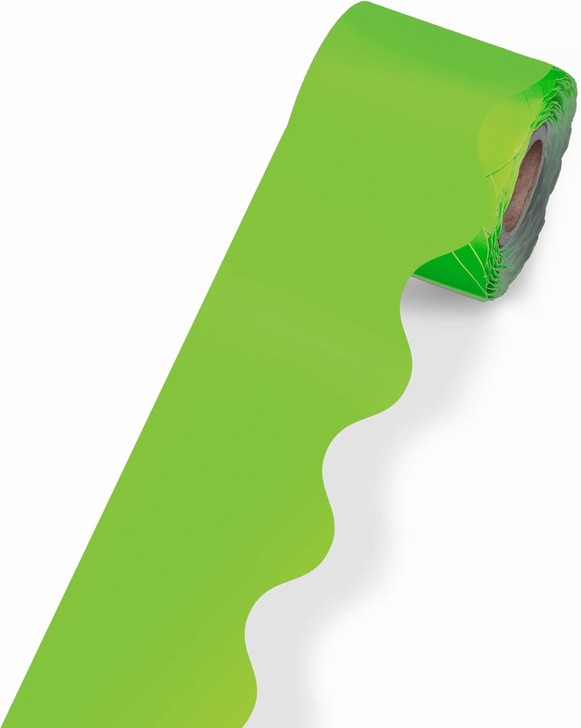 Carson Dellosa 36 Ft Scalloped Lime Green bulletin board