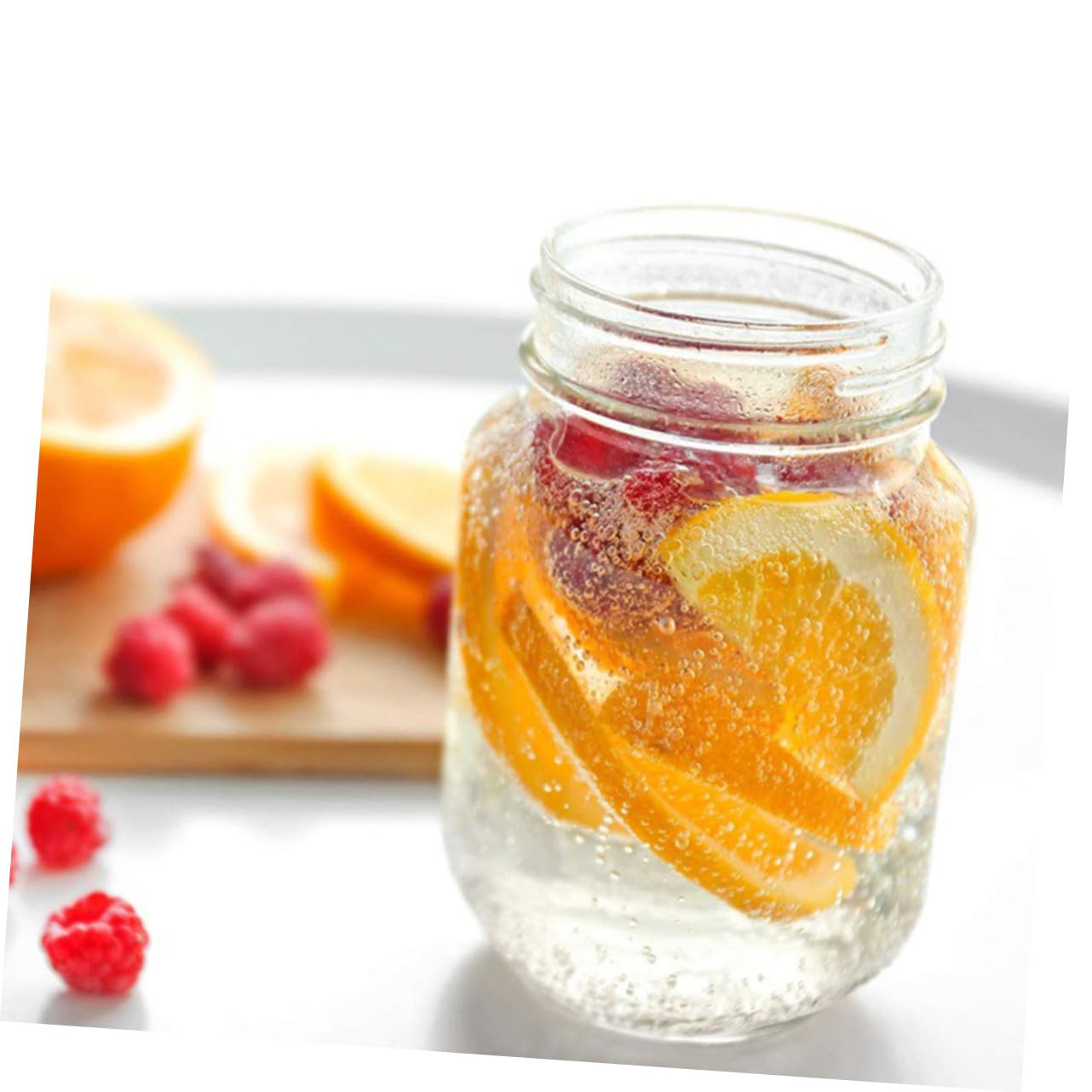 SOIMISS Runde Glasgefäße 380ml aus Glas für Küche und Vorrat