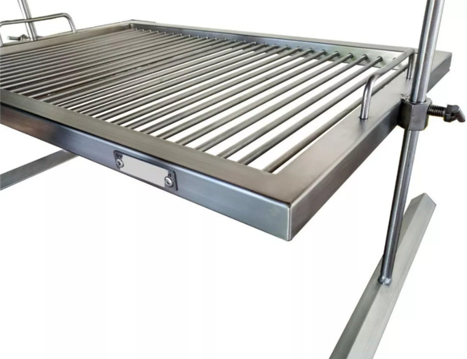 Premium Argentine Grill - Griglia Argentina in acciaio inox - BBQ Parrilla Asado - Griglia regolabile in altezza - Sor pampa grill (101,6 x 61 cm)