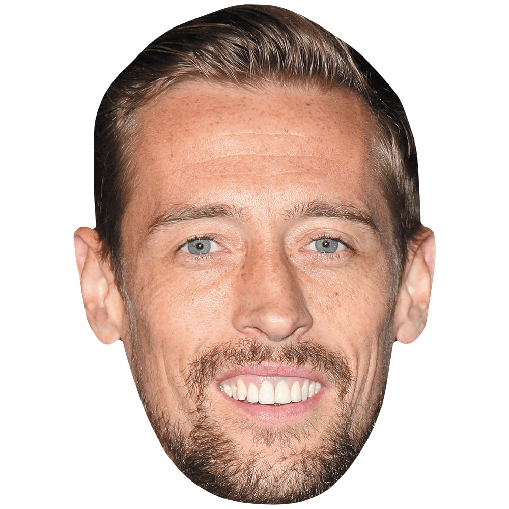 Celebrity Cutouts Lifelike Peter Crouch (Beard) Celebrity Mask, Flat Card Face, Fancy Dress Mask