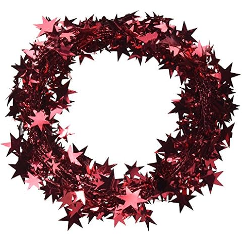 PARTY DECO Foil Decoration, 25', Red Cover