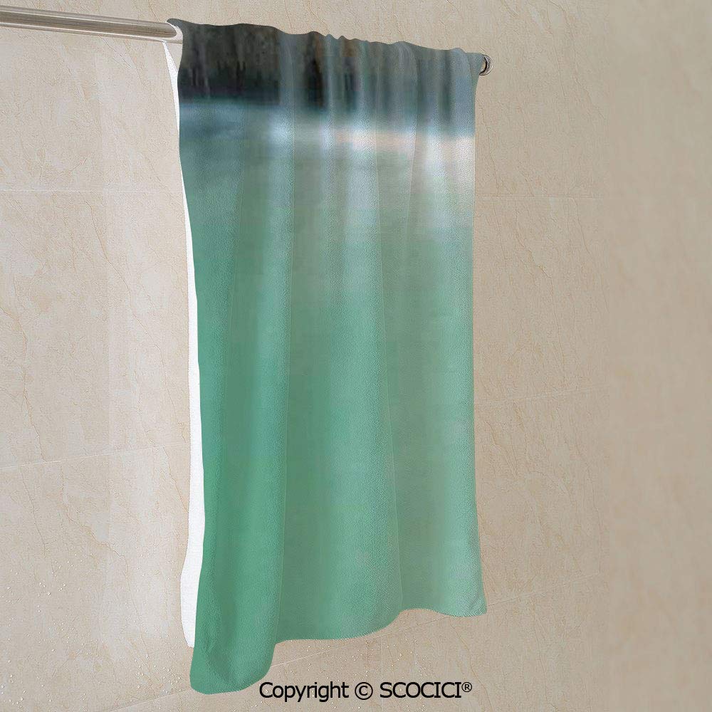 YOLIYANA Cotton Fiber Bath Towel for Kids Falling Stream Waterfall Natural Pond Thailand Vacation Theme Towels for Beach Bath Athletic or Kitchen (Bath Towel 27.5"x55")