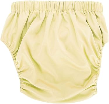 Incontinence Diapers for Adults, 1Pc Diapers Adjustable Incontinence Leak- Washable and Reusable Incontinence Care Diapers for The Elderly Yellow