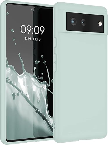 Miniatura 9 de kwmobile Funda compatible con Google Pixel 6 - Funda protectora de silicona TPU suave y delgada, color negro mate