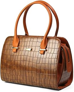 شنطة يد كلاسيكية من ذا تايمليس - جملي، بني فاتح، للنساء.