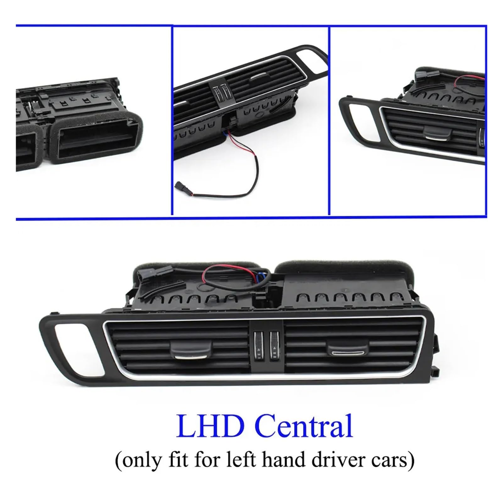 Bocchetta Aria Condizionata Per Q5 2009 2010 2011-2018 LHD Cruscotto Anteriore Centro Sinistra Destra AC Air Vent Griglia Uscita Assemblea Ricambio 8R1820901 8R1820951 Auto Presa D'Aria(-LHD 3PCS)