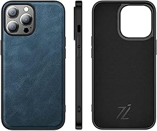 iPhone Luxury Leather Case With Invisible Magnet Inside for iPhone 11 Series / 12 Series / 13 Series/XR/XS Max iPhone Leather Classy Cover (Blue, iPhone 11 Pro)