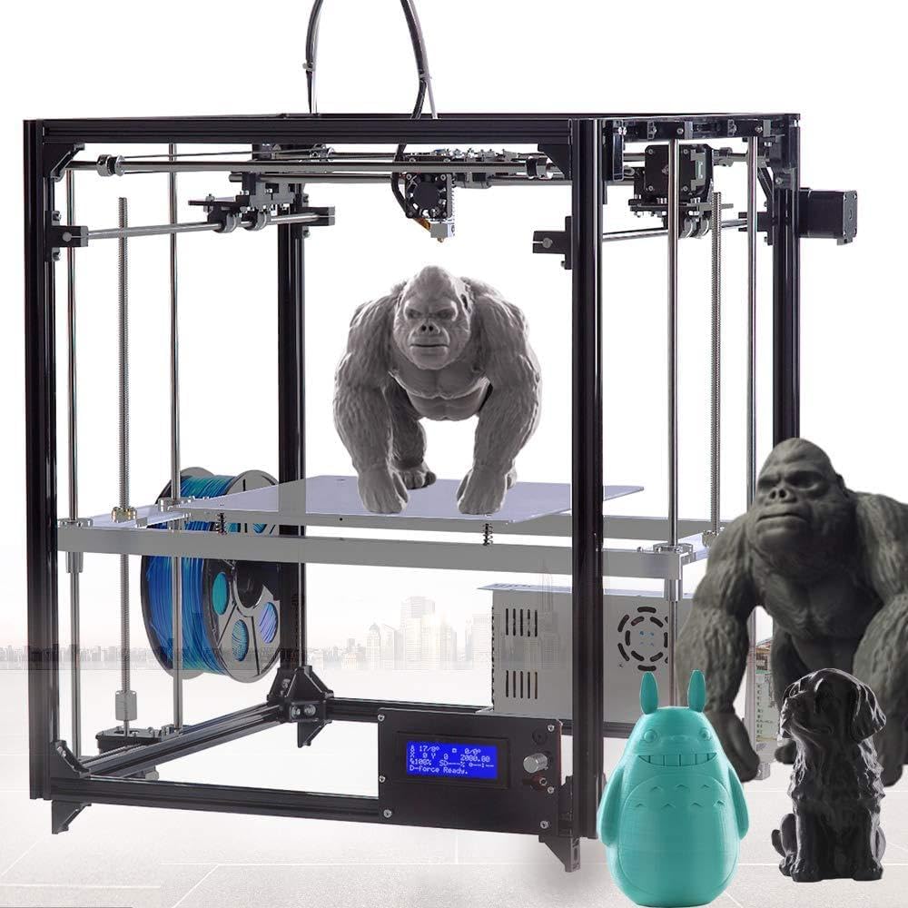 FLSUN 3d Printer DIY Kit Square Full Metal Auto Leveling printing size 260X260X350 with Auto Level heated Bed Precision