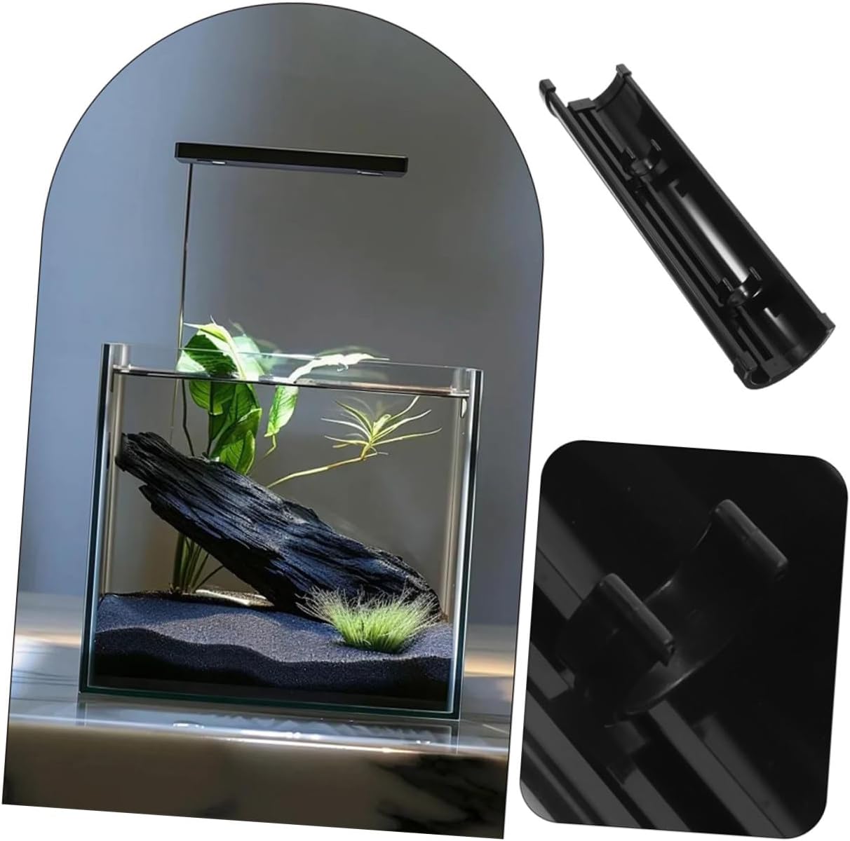 BESPORTBLE Multipurpose Aquarium Light Hood Fish Tank Light Enclosure for Freshwater Easy Installation Material Cover for Optimal Viewing