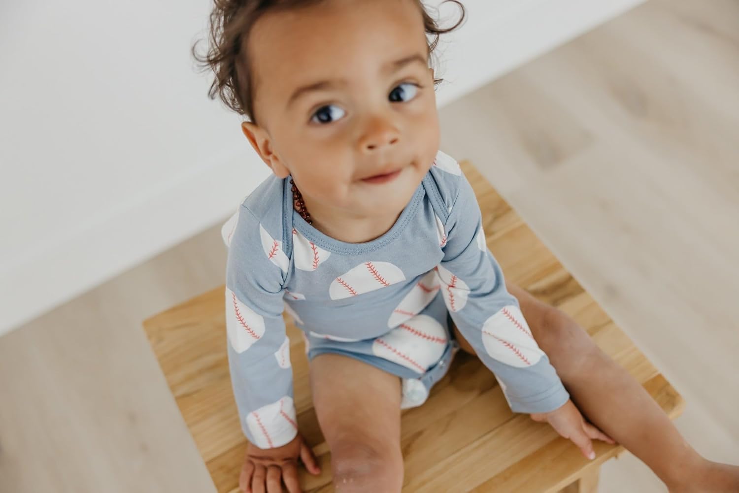 Copper Pearl Long Sleeve Bodysuit Baby: Ultra Soft Baby for Newborns, Boys, and Girls - Stylish, Comfortable, Overlap Shoulders, Premium Knit Fabric - 18-24 Months, Slugger
