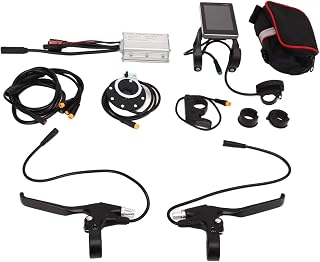 Alomejor Electric Bike Display Controller Set, 36V 48V 15A Waterproof Electric Bike Controller with GD06 Display