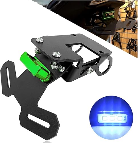Miniatura 3 de BEUTEE Soporte de matrícula de aluminio Z900 para la cola y eliminador de guardabarros y luz LED compatible con Z900 2017-2020 18 19 Z 900 (color