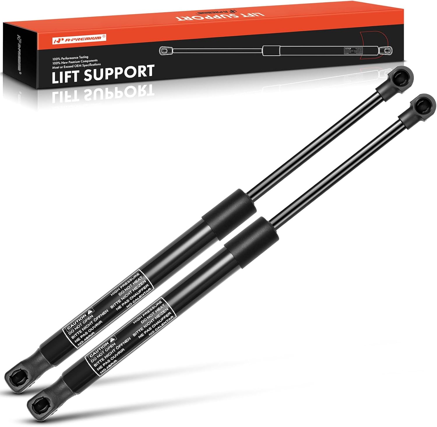 A-Premium Rear Tailgate Lift Supports Shock Struts Compatible with Select Toyota Models - C-HR CHR 2019 2020 2021 2022 - Replace# 68950F4052, 68960F4052(2PC Set)