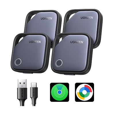 617bRi2T2LL. AC AA400 UGREEN FineTrack Duo Bluetooth-Tracker 4er-Pack
