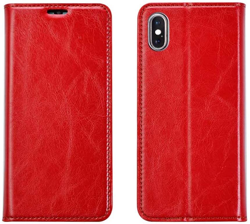 Étui à rabat KANUZ protège écran iPhone Xs Max anti rayure