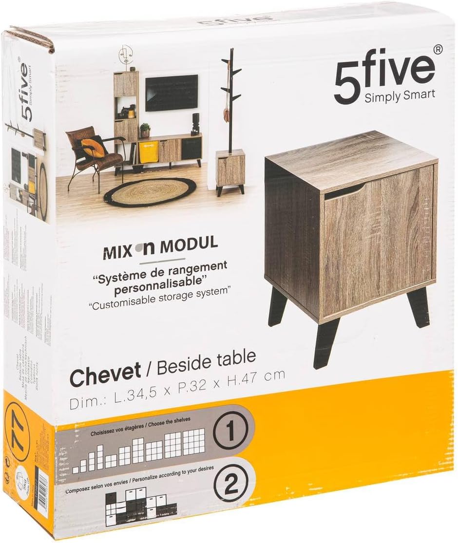 H confort xl Bedside Mix Natural Ceda, Beige