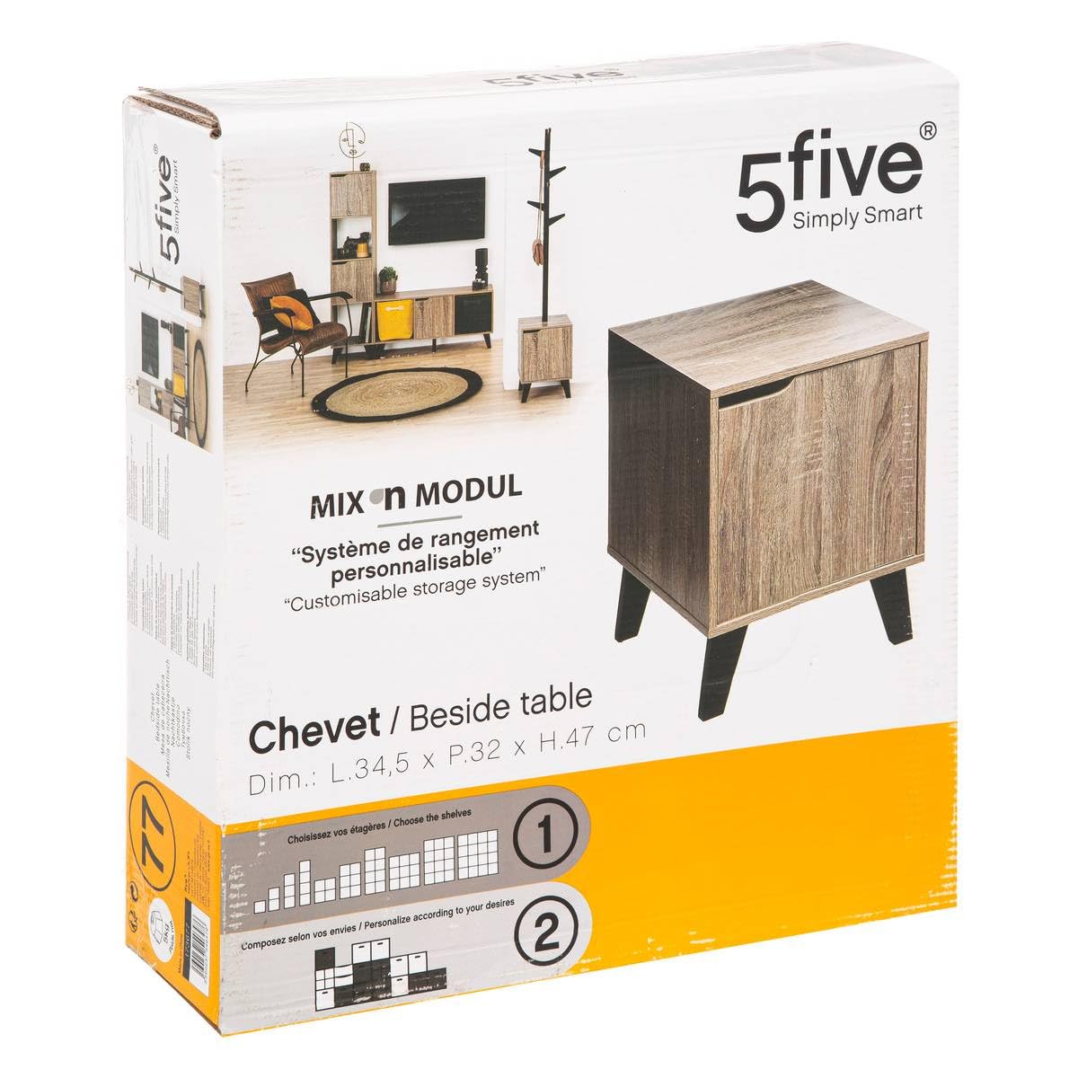 5five Mesa de Cama pie de la Naturaleza